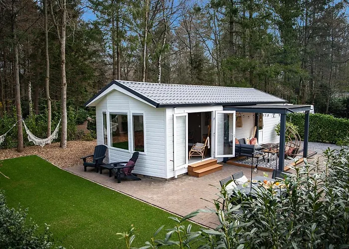 Semesterbostad Stayatsas Sam, Middenin Het Bos, Kindvriendelijk, Stijlvol Ingericht, Parkeren Naast Het Huisje,veel Privacy, Ruime Tuin Epe